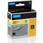 Páska Dymo Rhino bužírky, 19mm (18058) žlutá, černý tisk, 1,5m – Zboží Živě