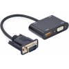 Dokovací stanice a replikátor portů Gembird A-VGA-HDMI-02