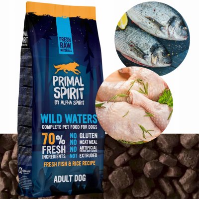 Primal Spirit Dog 70% Wild Waters 12 kg – Hledejceny.cz