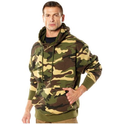 Mikina Rothco s kapucí Every Day Pullover Woodland Camo – Hledejceny.cz