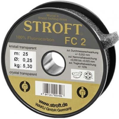 Stroft Fluorocarbon FC2 25m 0,13mm