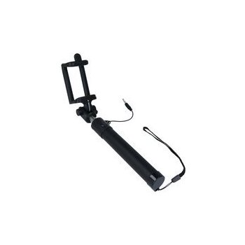 Swissten Wired Selfie Stick černá 32000200