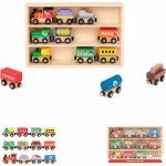 Tooky Toy vláčky set 12 ks – Zboží Dáma