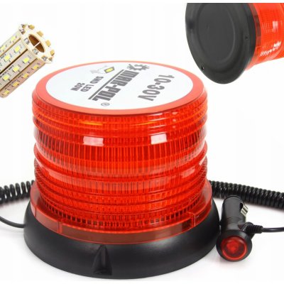 MAR-POL Výstražný maják, světlo oranžové 10-30V, 40 LED M82710 – Sleviste.cz
