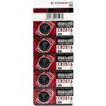 MAXELL Lithium CR2016 5ks 0283 – Zbozi.Blesk.cz