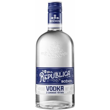 Božkov Republica Vodka z Cukrové Třtiny 40% 0,7 l (holá láhev)