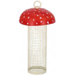 Esschert Design Krmítko pro ptáčky na oříšky Muchomůrka závěsné 13 x 13 x 25 cm – Hledejceny.cz