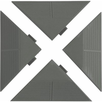 ArtPlast Linea Combi Drain roh 10 x 19,5 x 4,8 cm šedý 4 ks – Zboží Mobilmania