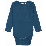 Merino body dětské dlouhý rukáv PP PETIT PIAO modré Ensign Blue – Zboží Dáma