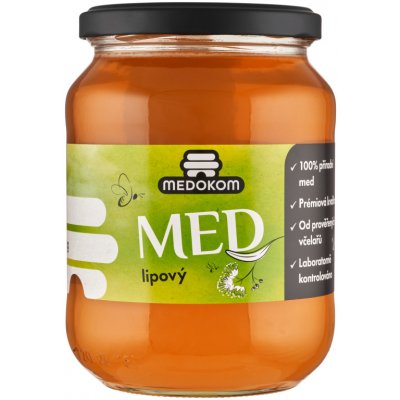 Medokom Med lipový 900 g – Zboží Dáma