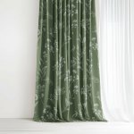 Goldea bavlněný závěs - bylinkové lístky 140x150 cm – Hledejceny.cz