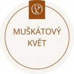Davídkovo koření Etiketa Muškátový květ béžová průměr 4,5 cm 1 ks – Hledejceny.cz