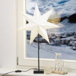 Markslöjd 704455 Vánoční dekorace SOLVALLA 1xE14 25W 230V stříbrná 69 cm ML0301 – Hledejceny.cz