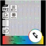 Aigostar B.V. Aigostar - LED Venkovní vánoční řetěz 192xLED/8 funkcí 4,5x1,2m IP44 multicolor B10303ABHI – Hledejceny.cz
