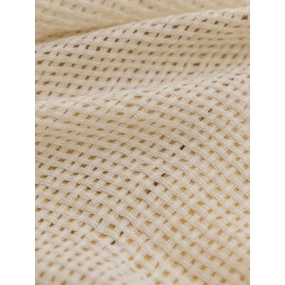 Plátěný děrovaný závěs se zavěšením grommet top - Béžový, 250 x 200 cm – Hledejceny.cz