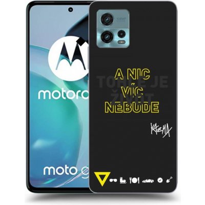 Pouzdro Picasee silikonové Motorola Moto G72 - Kazma - TOHLE JE ŽIVOT A NIC VÍC NEBUDE černé – Zboží Mobilmania