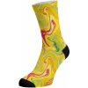 Walkee barevné ponožky Marble Žlutá