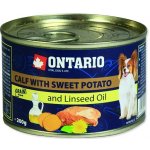 Ontario Mini Calf Sweetpotato Dandelion and linseed oil 200 g – Hledejceny.cz