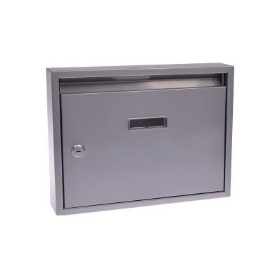 OEM Schránka poštovní paneláková 320 x 240 x 60 mm šedá bez děr 523229 – Zboží Mobilmania