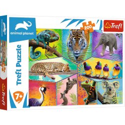 TREFL Animal Planet: Svět exotických zvířat 200 dílků