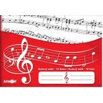 JUNIOR Zošit notový – Zboží Dáma