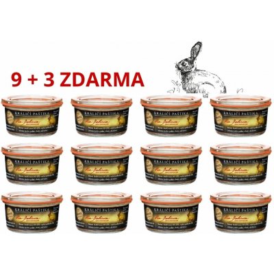 Via Delicia králičí paštika 12 x 130 g – Zbozi.Blesk.cz