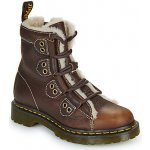 Dr. Martens 1460 Lace to Toe Boot Dark Brown Grizzly Hnědá – Zbozi.Blesk.cz
