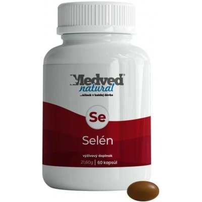 Medveď natural Selen 60 kapslí – Hledejceny.cz
