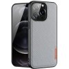 Pouzdro a kryt na mobilní telefon Apple Pouzdro Dux Ducis Fino Apple iPhone 13 PRO šedé