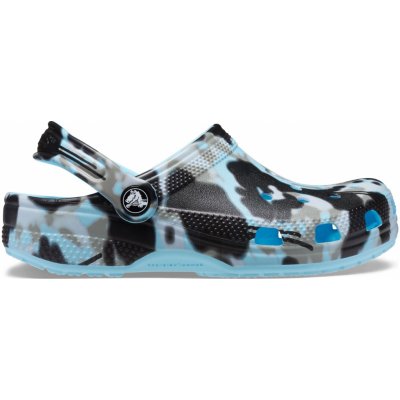 Crocs Dřeváky Classic Spray Camo Clog Kids 208305 Modrá