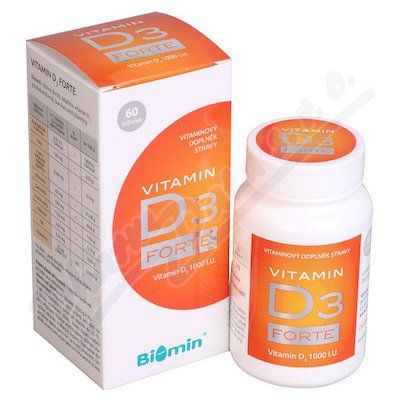 Biomin VITAMIN D3 FORTE 1000 I.U. 60 tob.