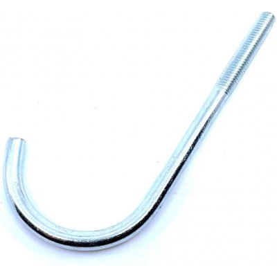 EU SELECT Hák na střešní krytinu tvar J M8x120mm M8x120 – Zboží Mobilmania