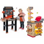 Smoby Set pekárna s koláči Baguette&Croissant Bakery s elektronickou pokladňou a pracovní dílna elektronická Black&Decker s vrtačkou – Zboží Mobilmania