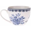 Hrnek a šálek 4dílná porcelánových šálků Blue Rose 90 ml