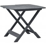 OMAXI 859750 Skládací zahradní stůl antracitový 79 x 72 x 70 cm plast – Hledejceny.cz