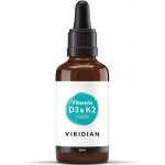 Viridian nutrition Vitamin D3 and K2 liquid 50 ml – Hledejceny.cz