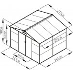 G21 GAH 706 277 x 255 cm zelený – Zboží Mobilmania