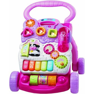 Vtech Chodítko Uč se a poznávej růžové české – Zboží Mobilmania