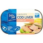 Sun & Sea Uzená tresčí játra ve vlastním oleji 120 g – Zbozi.Blesk.cz