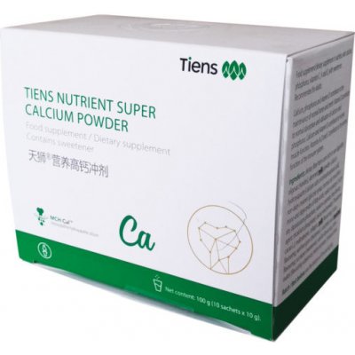 Tiens Super Calcium Powder 10x10 g Výživný vápníkový prášek