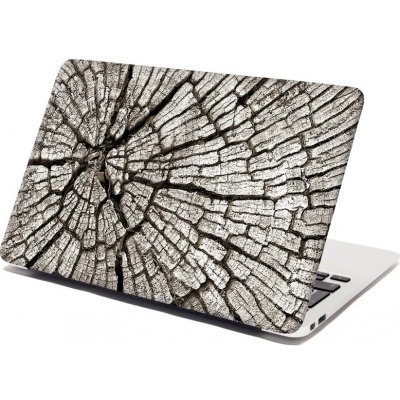 Sablio Samolepka na notebook Dřevo - 38x26 cm – Zboží Živě