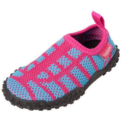 Pletené boty na Aqua botu růžové tyrkysové