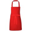 Zástěra Link Kitchen Wear Dětská grilovací zástěra X1009 Red Pantone 200 60 x 50 cm