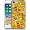 Pouzdro a kryt na mobilní telefon Apple Pouzdro HEAD CASE Apple iPhone 7 EMOJI - Mnoho malých smajlíků