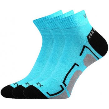 Voxx Flashik Dětské sportovní ponožky 3 páry neon tyrkys