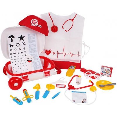 Teddies Sada doktor/lékař 21ks v plastovém kufříku na kolečkách – Zbozi.Blesk.cz
