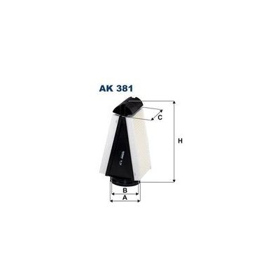 Vzduchový filtr FILTRON AK 381 – Hledejceny.cz
