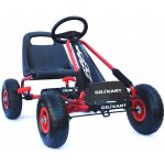 Go-kart Šlapací motokára nafukovací kola A15 červená – Zboží Mobilmania