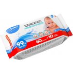 AKUKU Dětské vlhčené ubrousky Akuku 99% vody 70 ks – Zboží Dáma