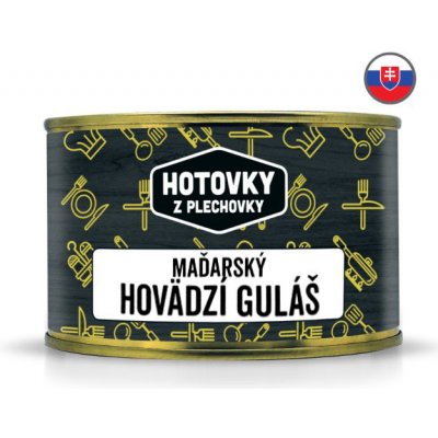 Hotovky z plechovky Hovězí guláš 0,8 kg – Zboží Mobilmania